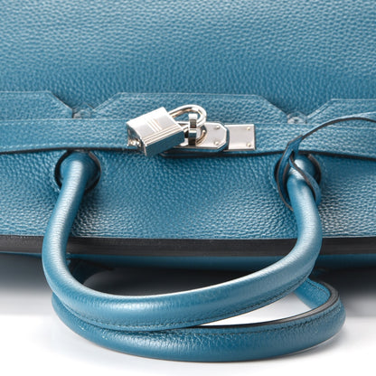 Hermes Togo Birkin 35 Bleu De Galice 31 of 38
