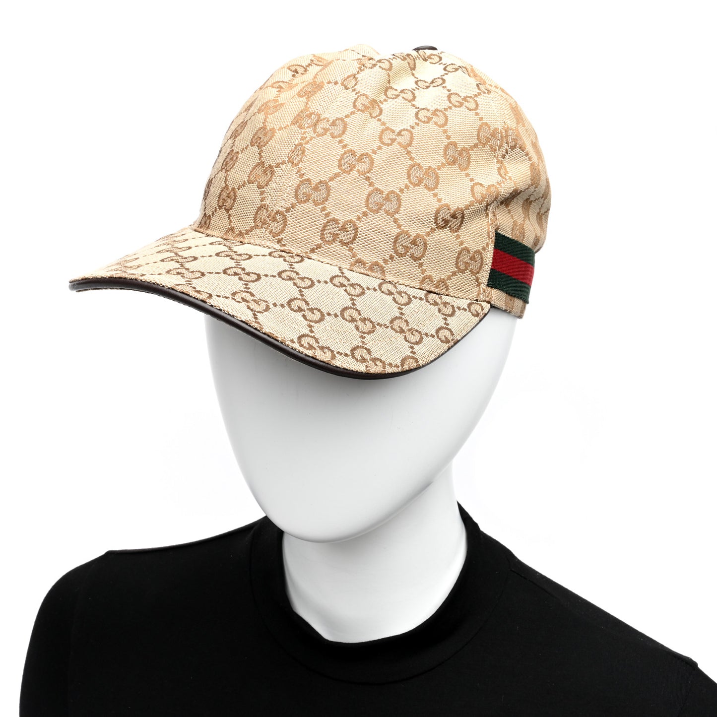 Monogram Web Baseball Hat L Beige Cocoa