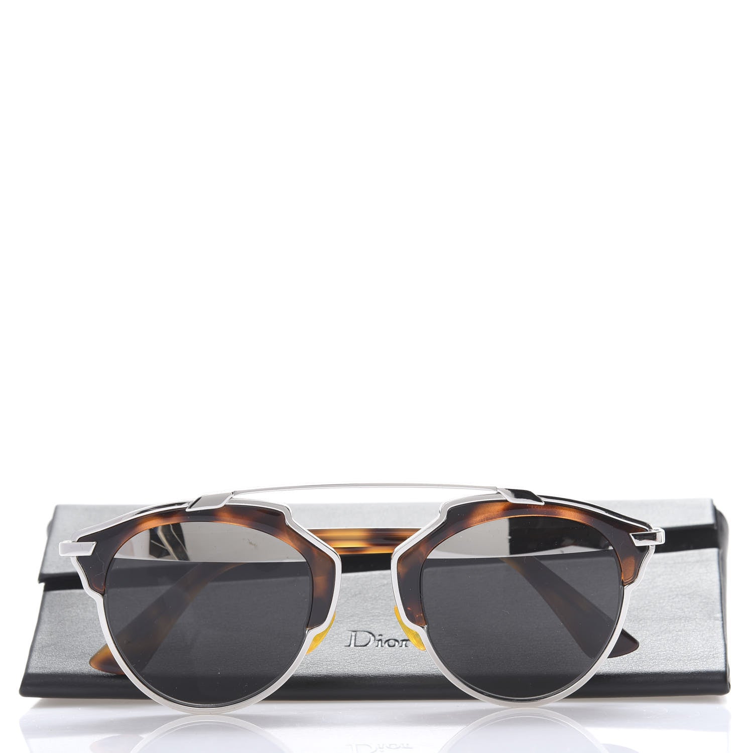 Christian Dior So Real Sunglasses Palladium Havana 7 of 7