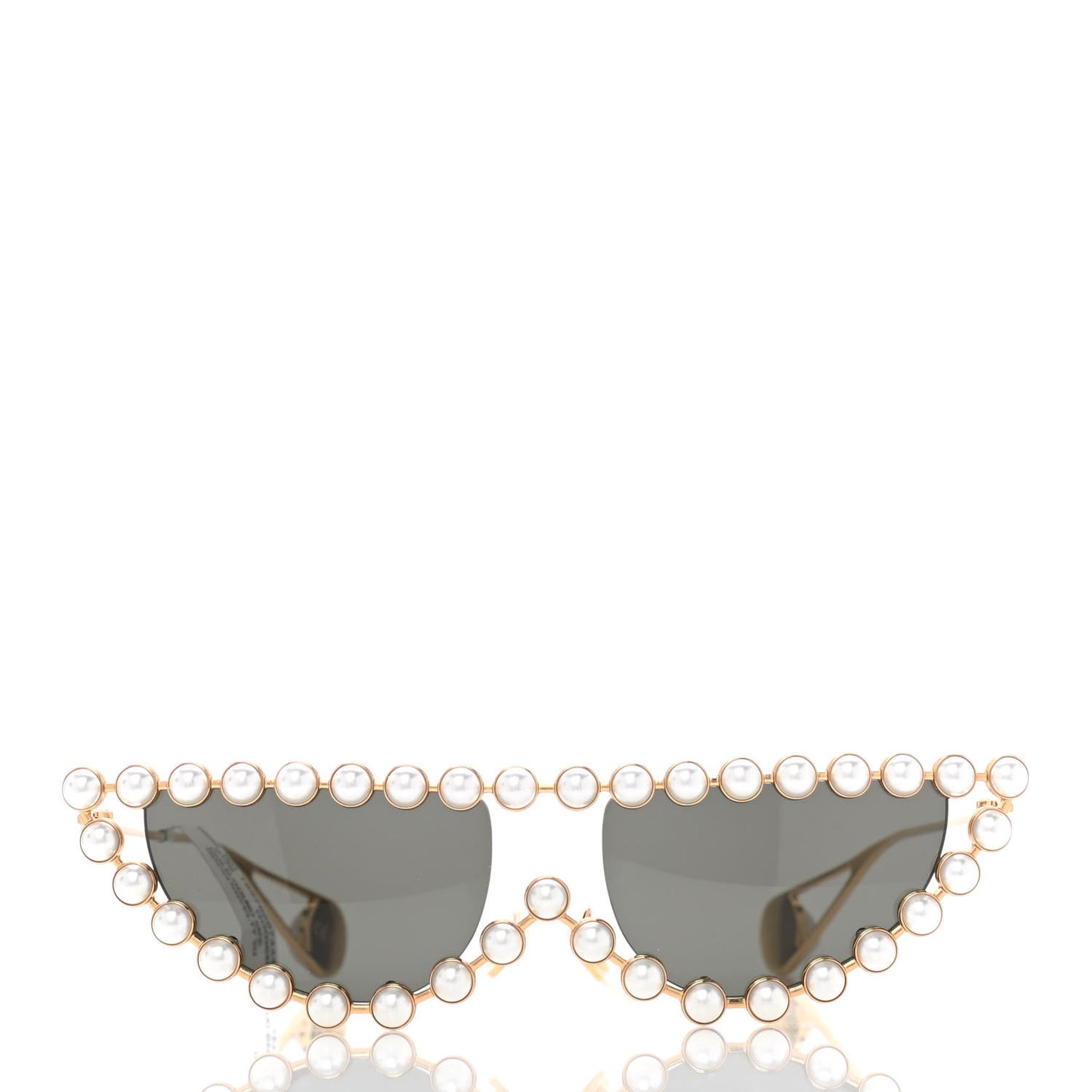 Metal Pearl Cat Eye Sunglasses GG0364S Gold