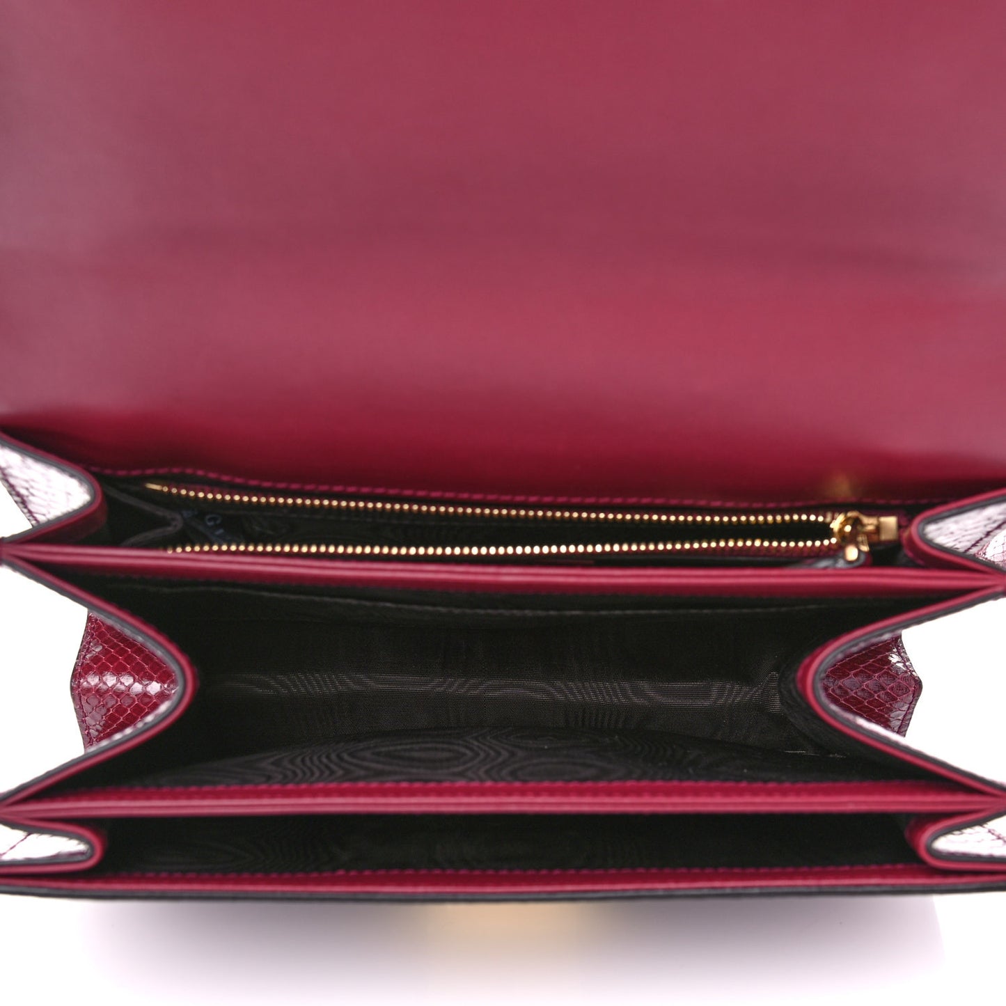 Elaphe Small Zumi Shoulder Bag Antique Bordeaux