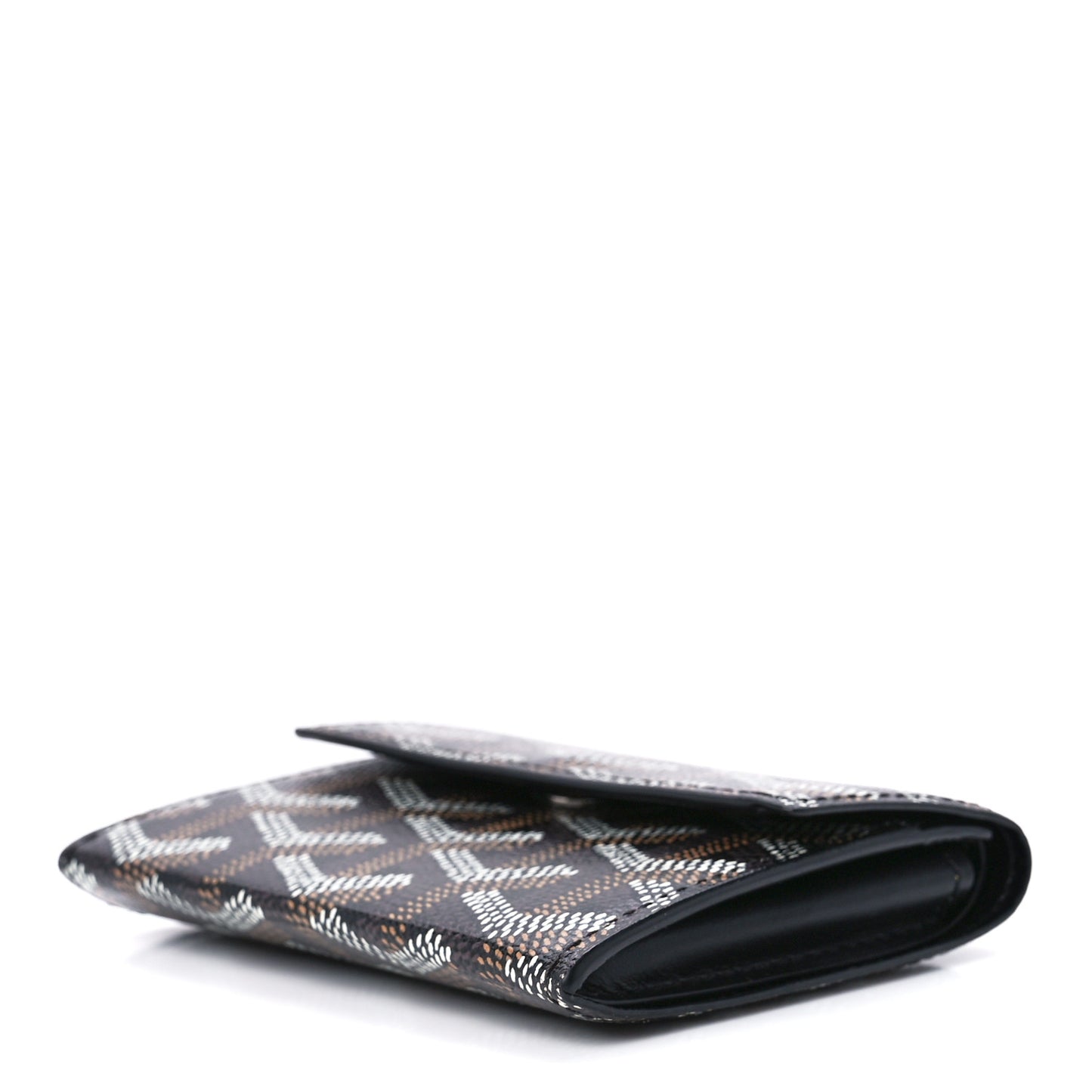 Goyardine Marigny Coin Purse Wallet Black