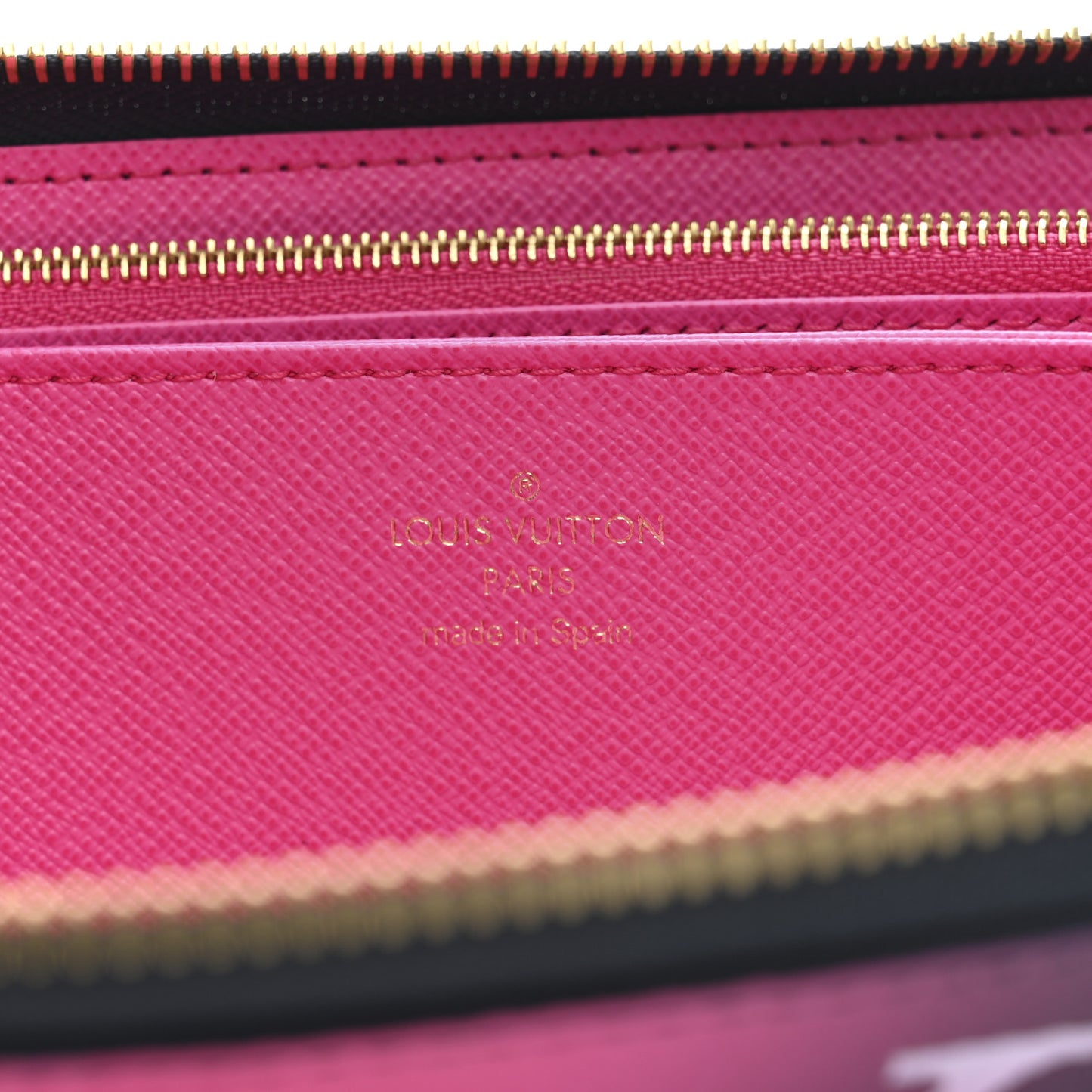 Monogram Giant Spring In The City Zippy Wallet Midnight Fuchsia