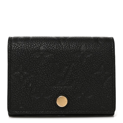 Louis Vuitton Empreinte Business Card Holder Black 1 of 6