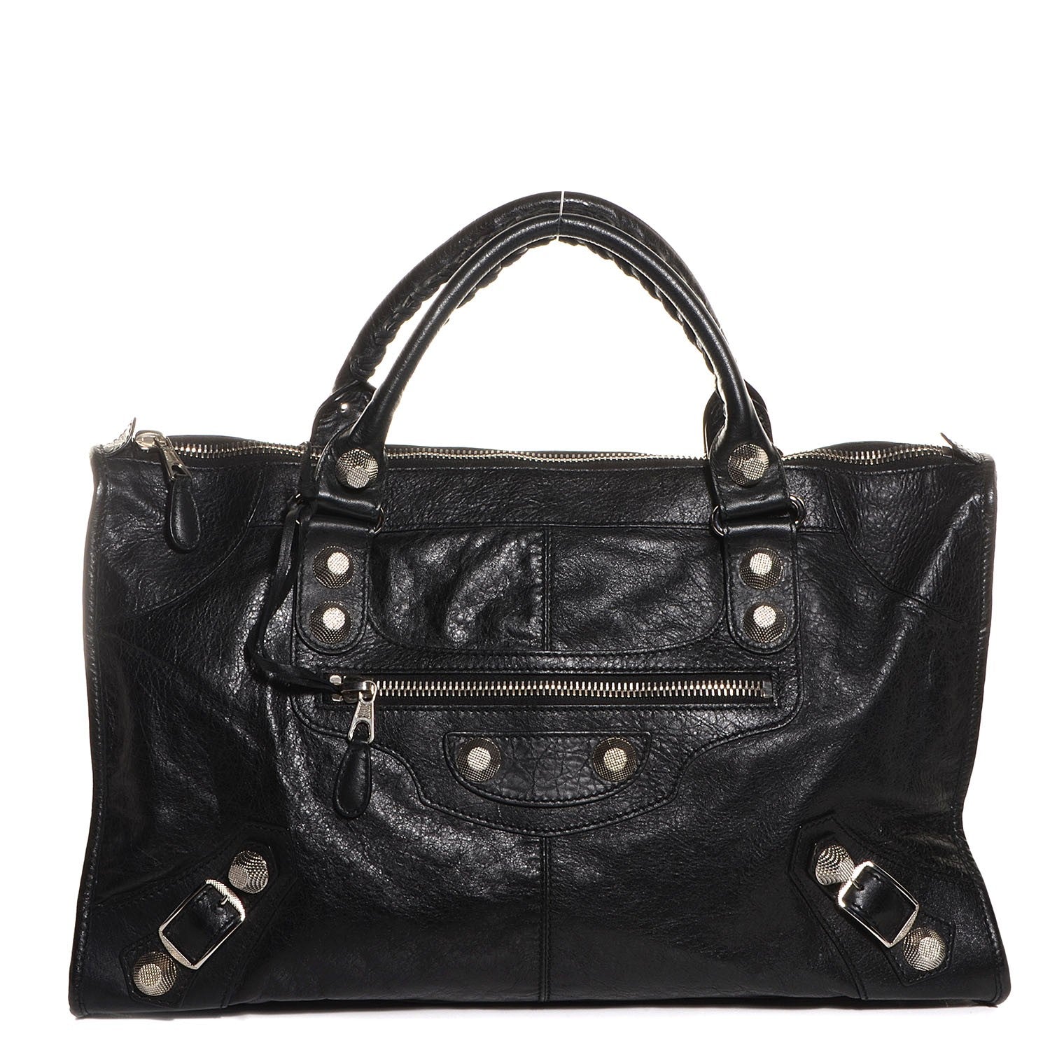 Balenciaga Agneau Giant 21 Silver Hardware Work Black 1 of 11