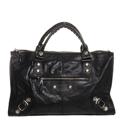 Balenciaga Agneau Giant 21 Silver Hardware Work Black 1 of 11