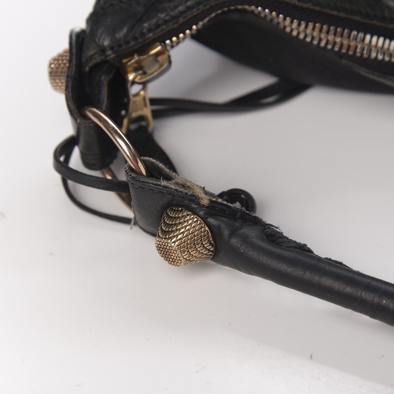 Balenciaga Agneau Giant 12 Yellow Gold Day Hobo Black 9 of 13