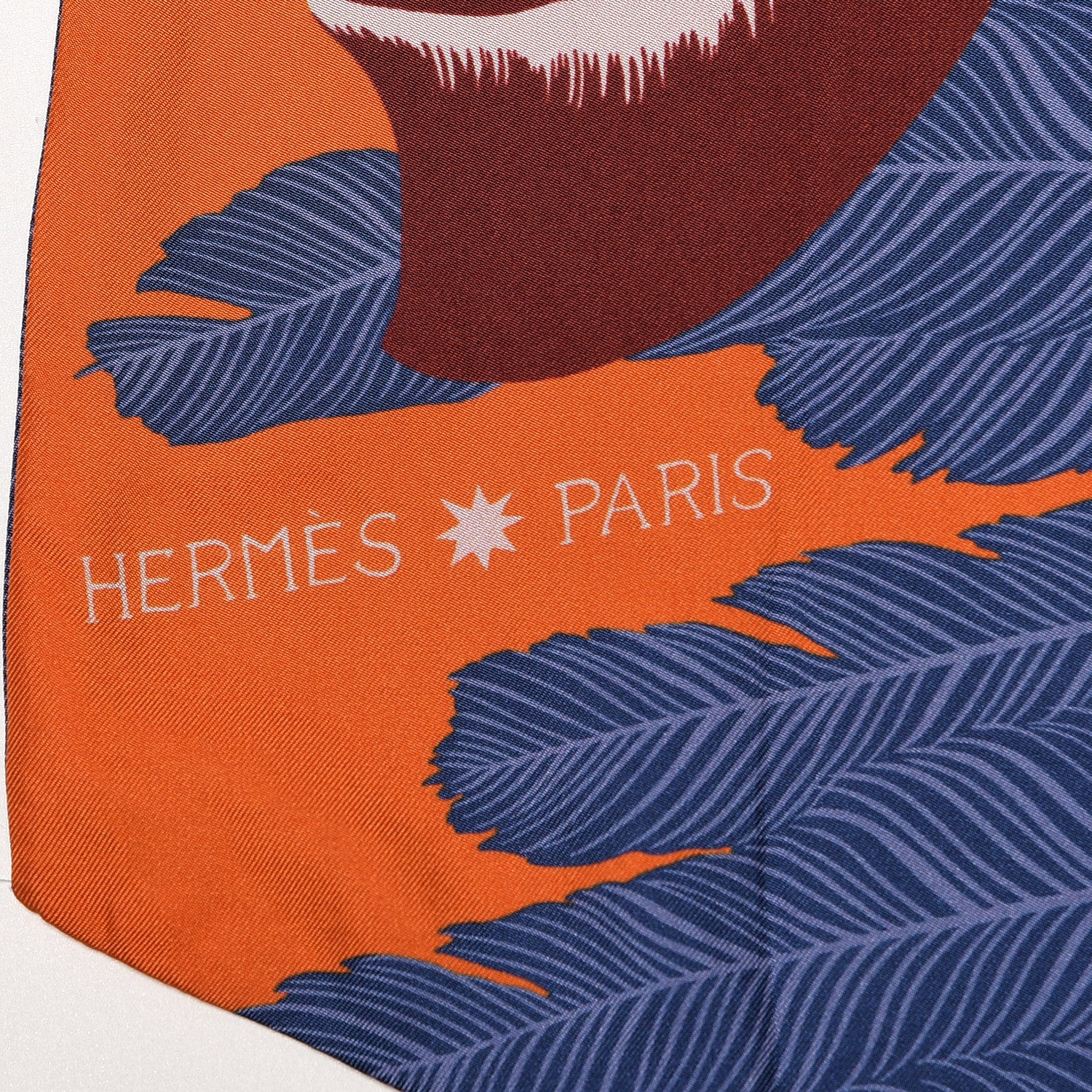 Hermes Silk Zebra Pegasus Maxi Twilly 4 of 5
