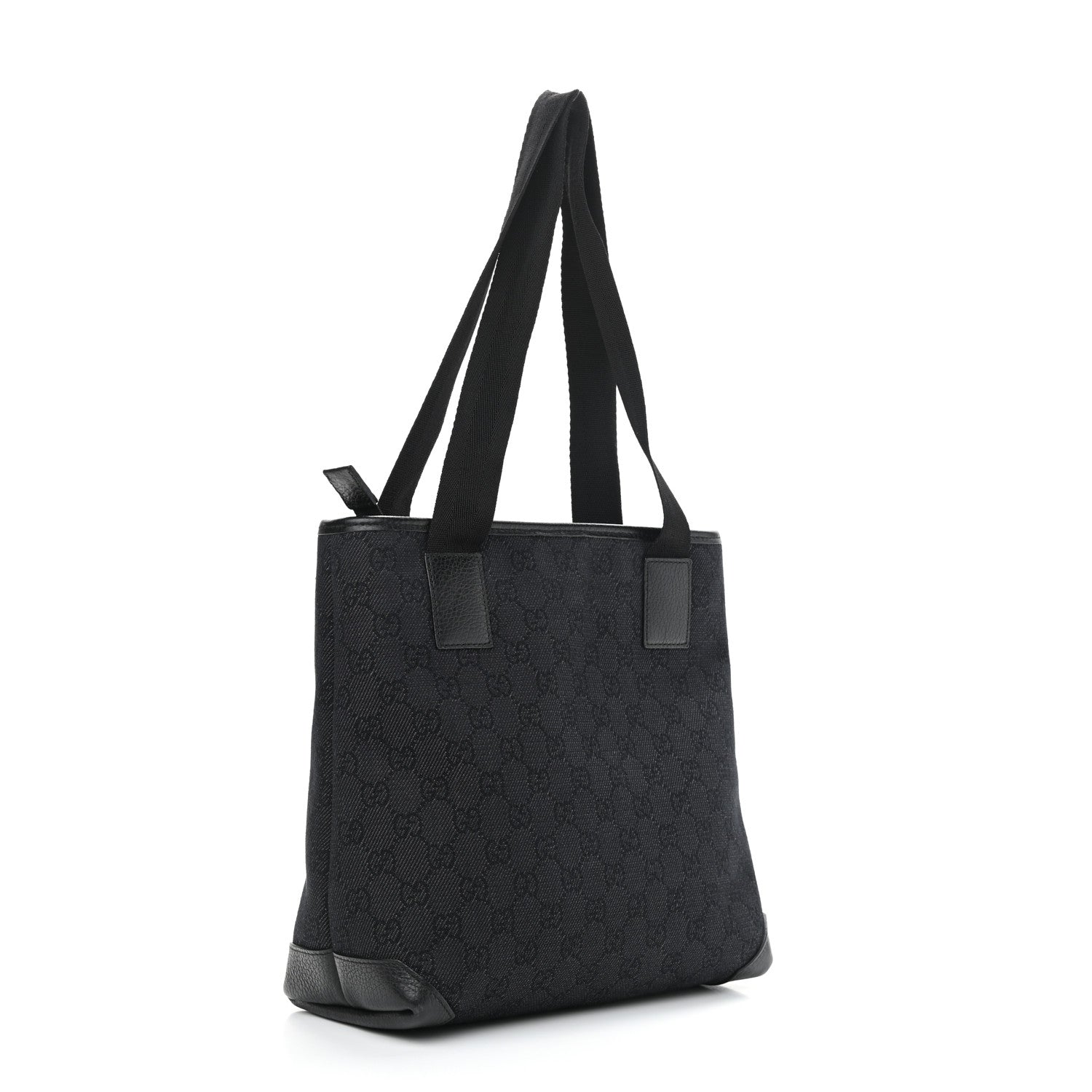 Gucci Monogram Tote Bag Black 3 of 10