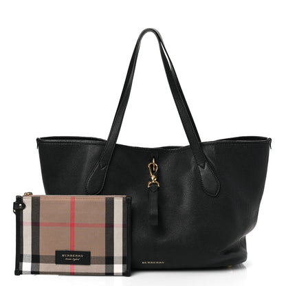 Burberry Grainy Calfskin Medium Honeybrook Tote Black 3 of 13
