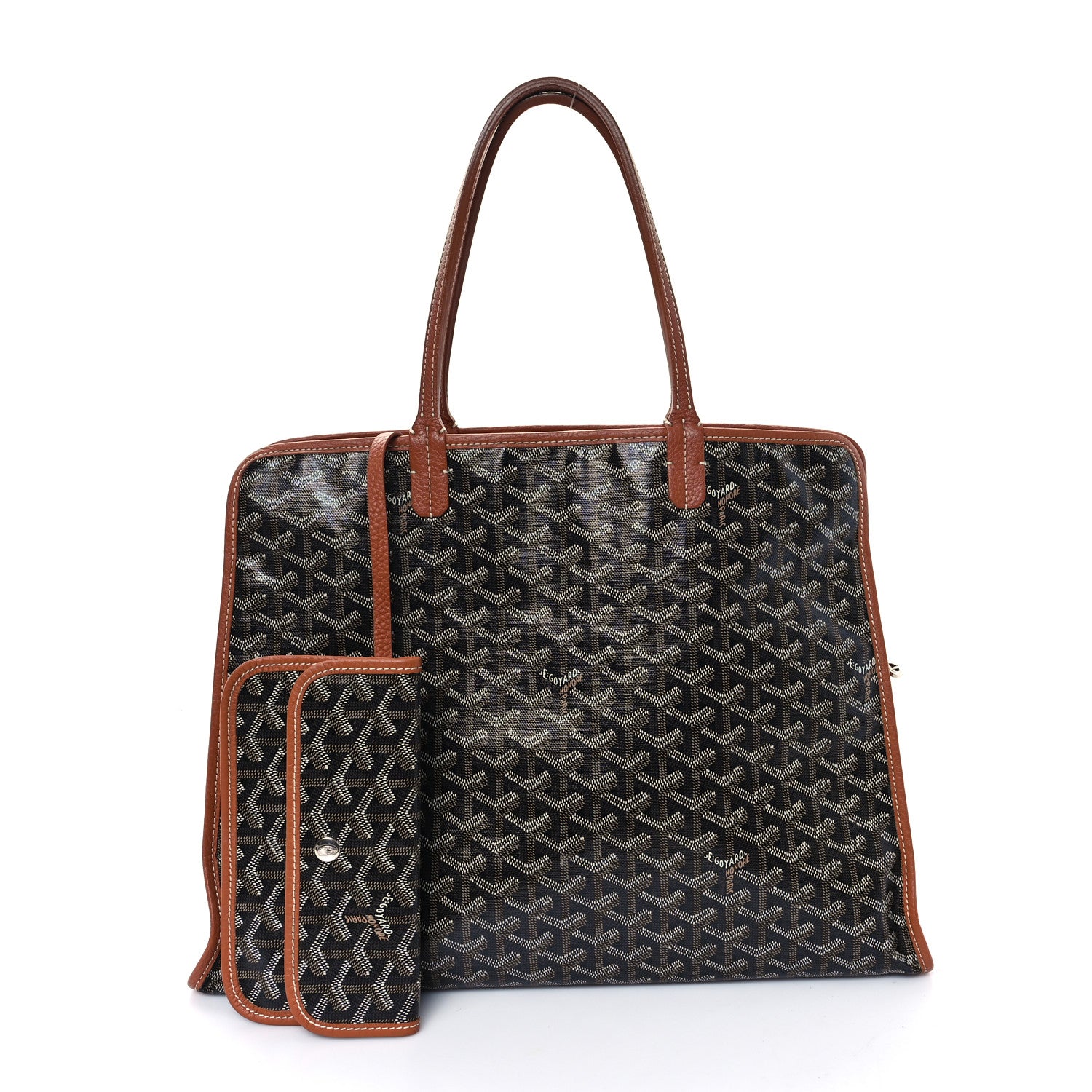 Goyard Goyardine Sac Hardy Pet Carrier PM Black Gold 2 of 12