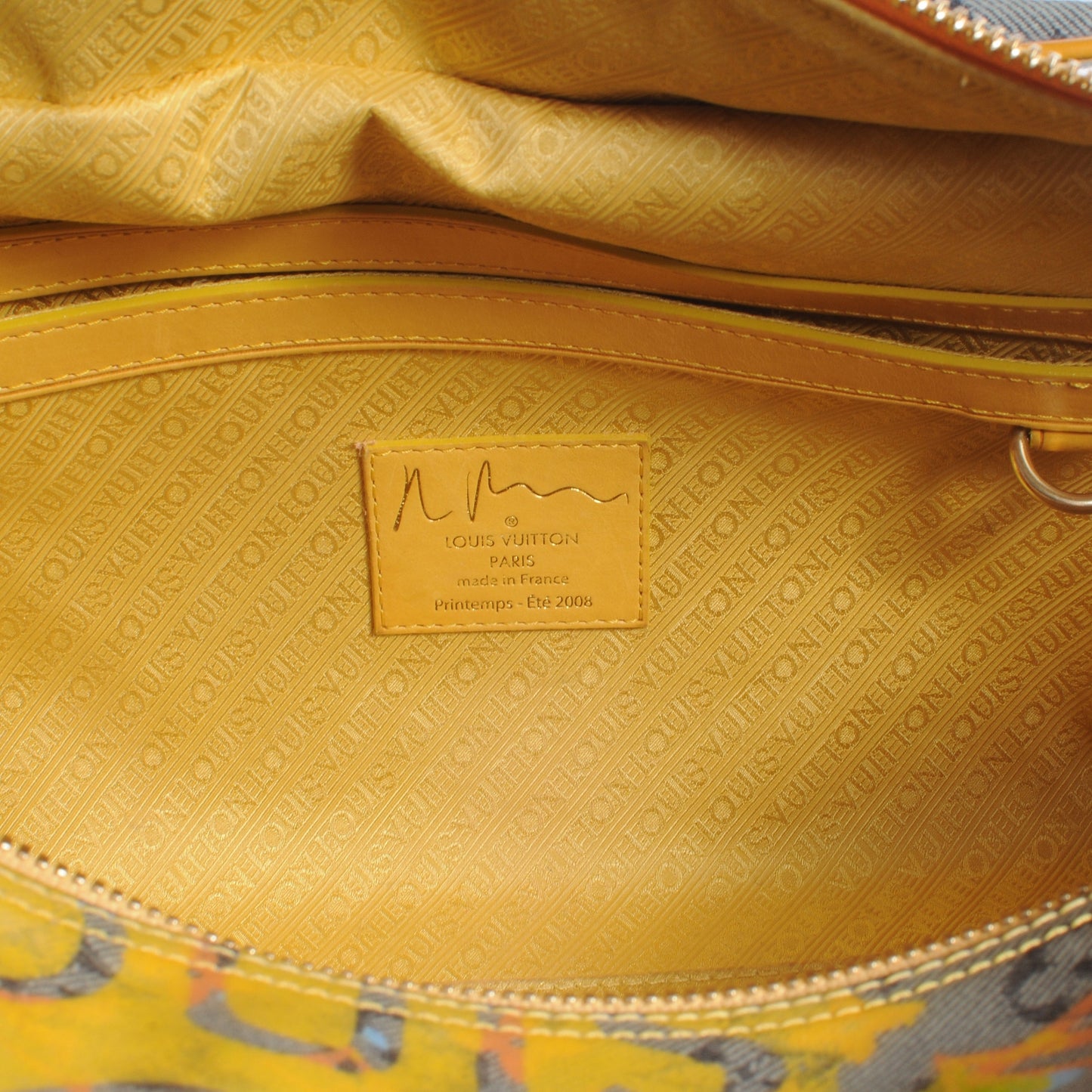Monogram Pulp Defile Weekender PM Yellow