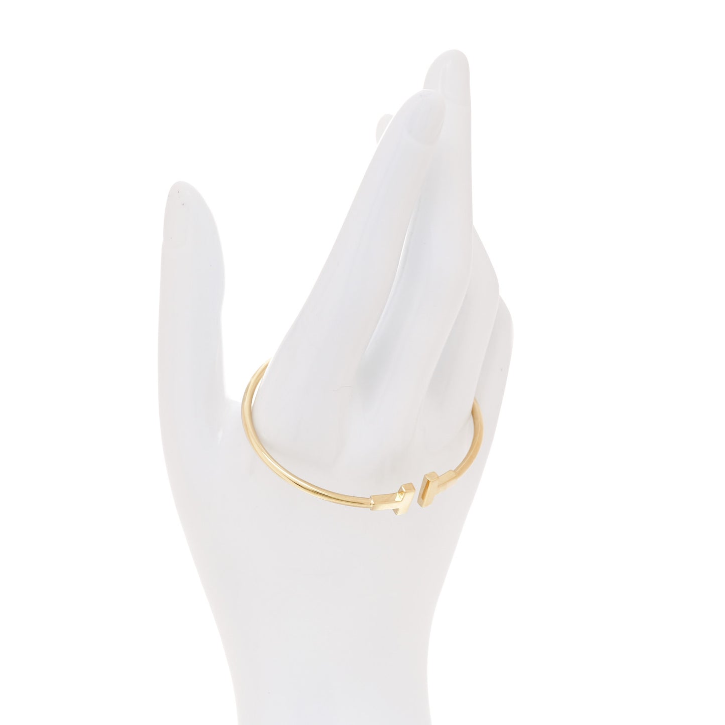 18K Yellow Gold T Wire Bracelet