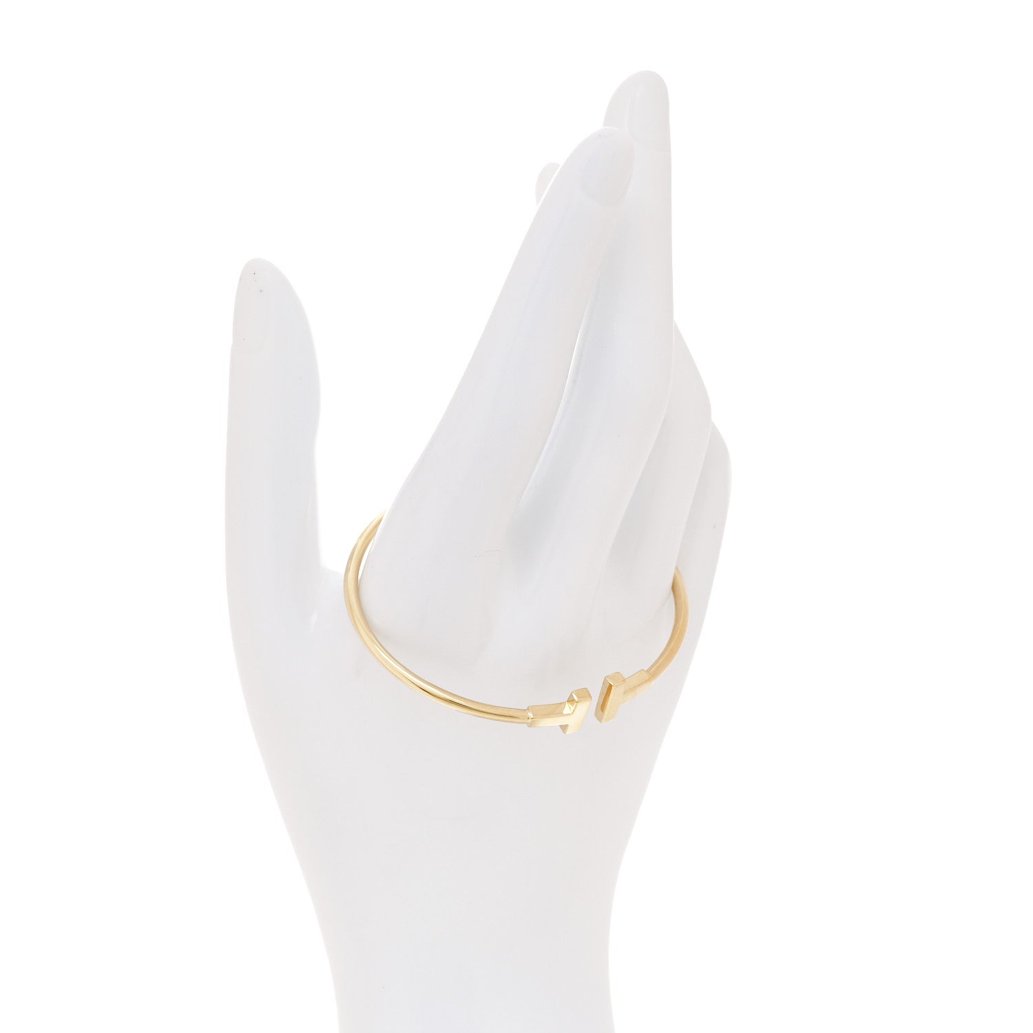 Tiffany 18K Yellow Gold T Wire Bracelet 2 of 5