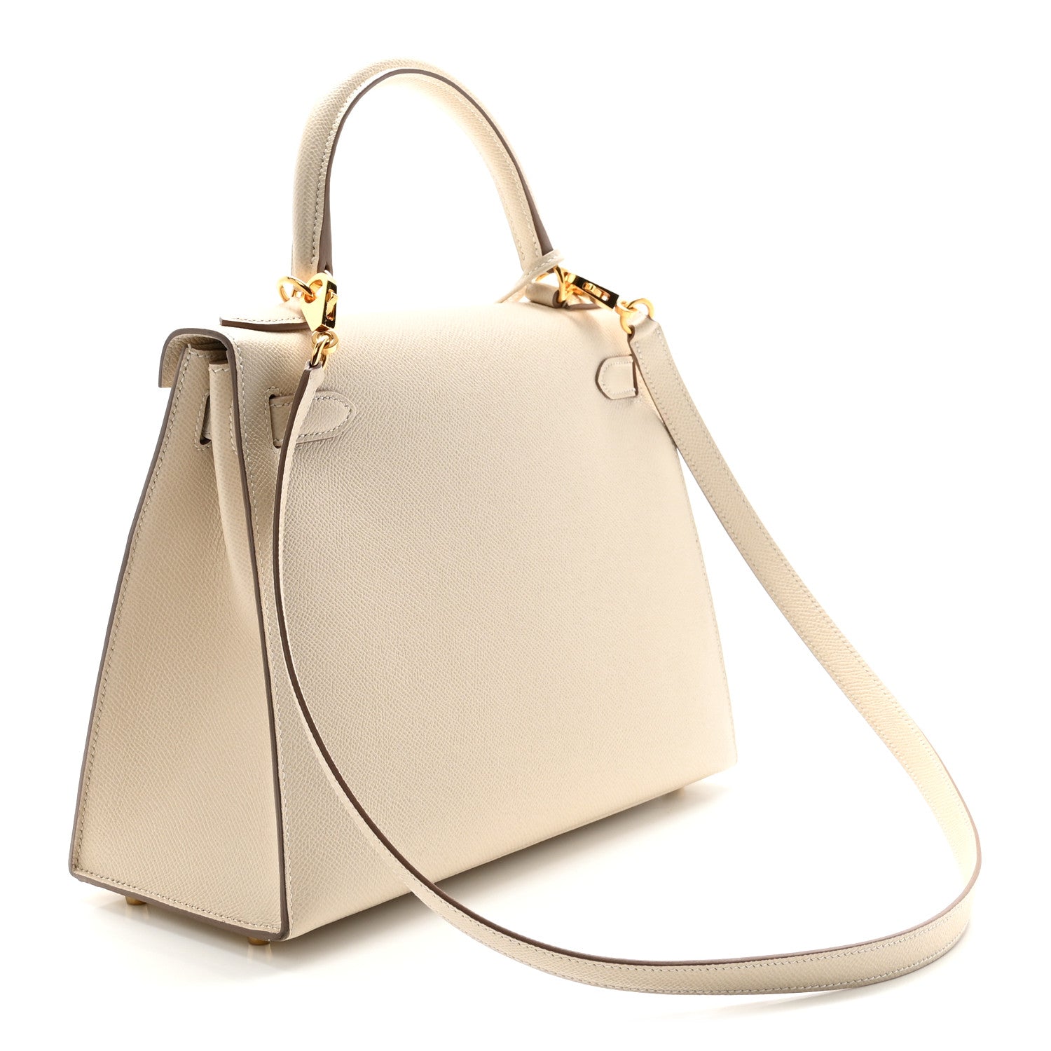 Hermes Epsom Kelly Sellier 28 Craie 3 of 10