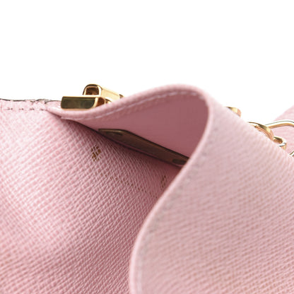 Louis Vuitton Damier Ebene Multicles 6 Key Holder Rose Ballerine 9 of 10