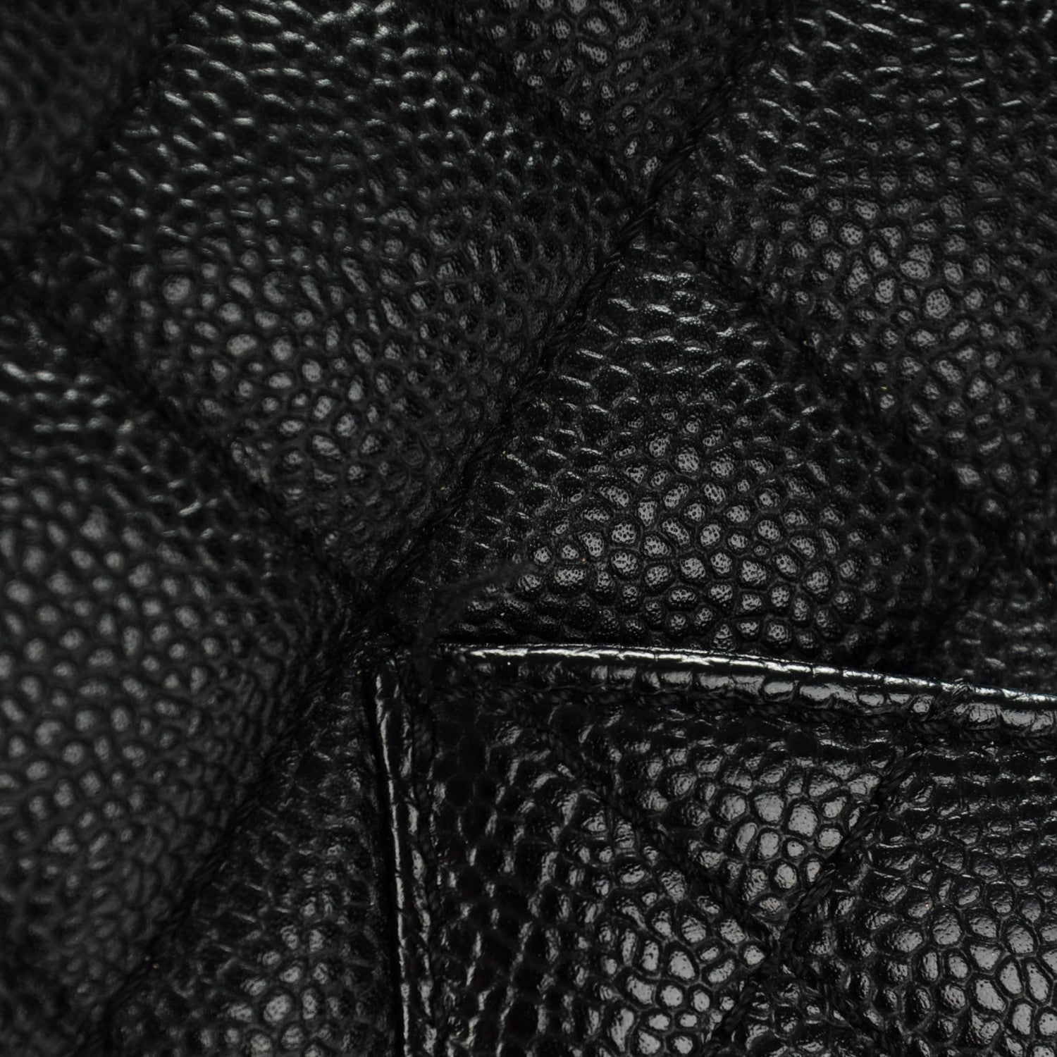 Chanel Caviar Petit Shopping Tote PST Black 12 of 20