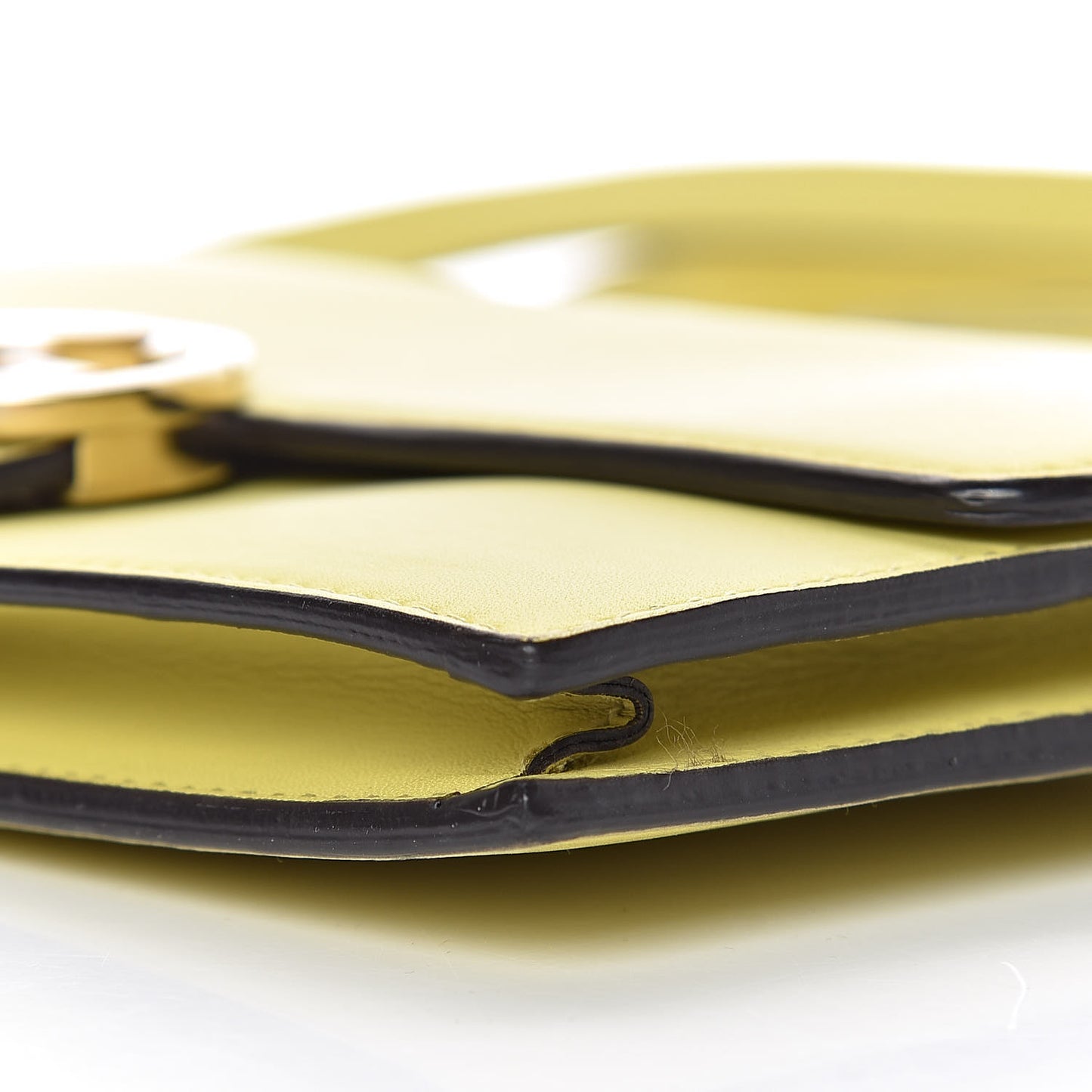 Moon Calfskin Icon Wallet Mimosa Flower