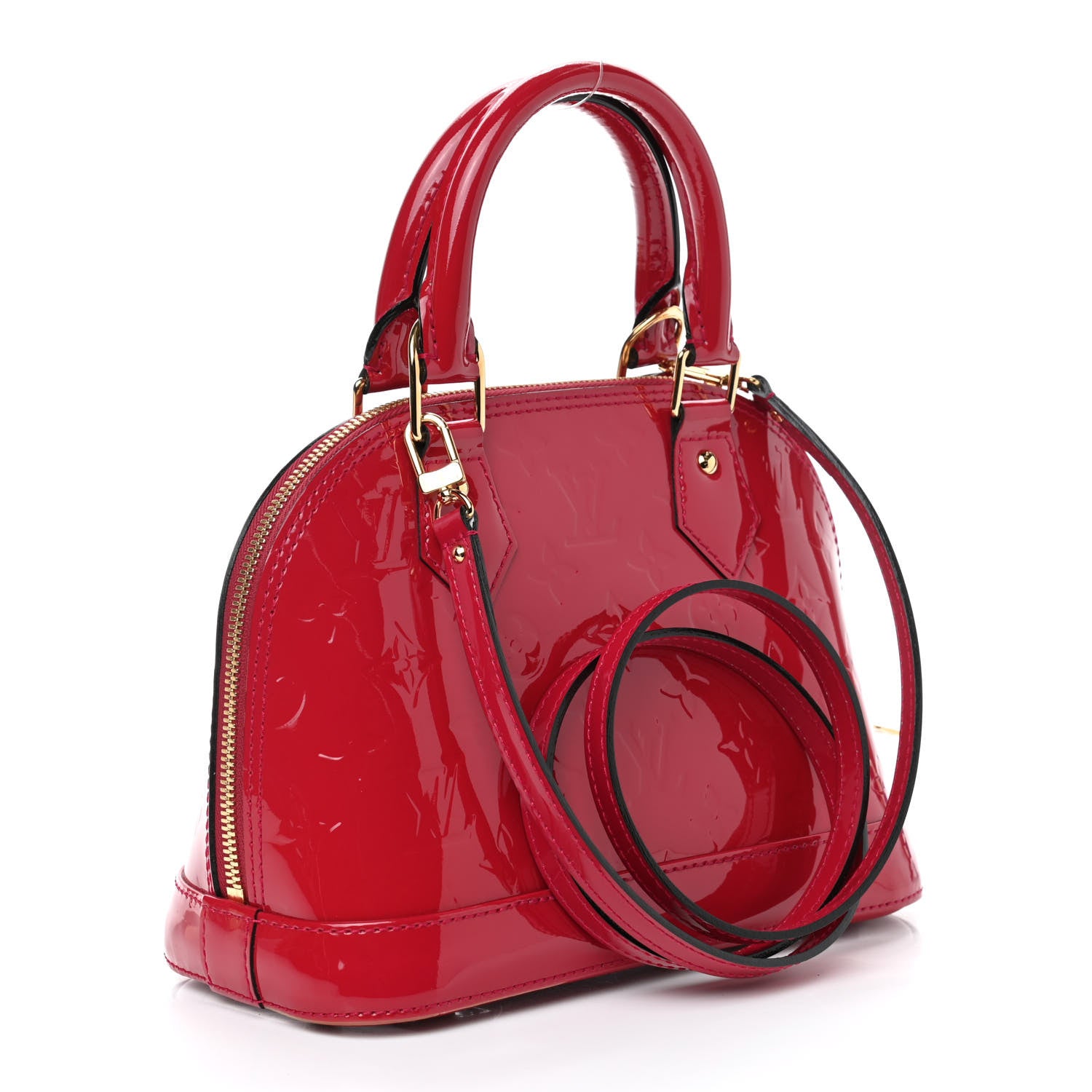 Louis Vuitton Vernis Alma BB Rose Indien 2 of 8