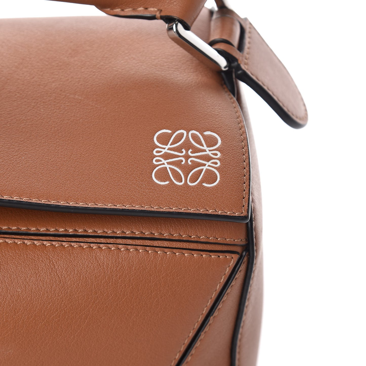 Calfskin Medium Puzzle Bag Tan