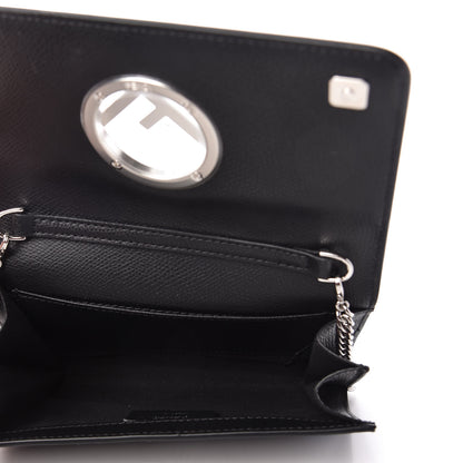 Fendi Vitello Cruise F is Fendi Wallet on Chain Black 5 of 10