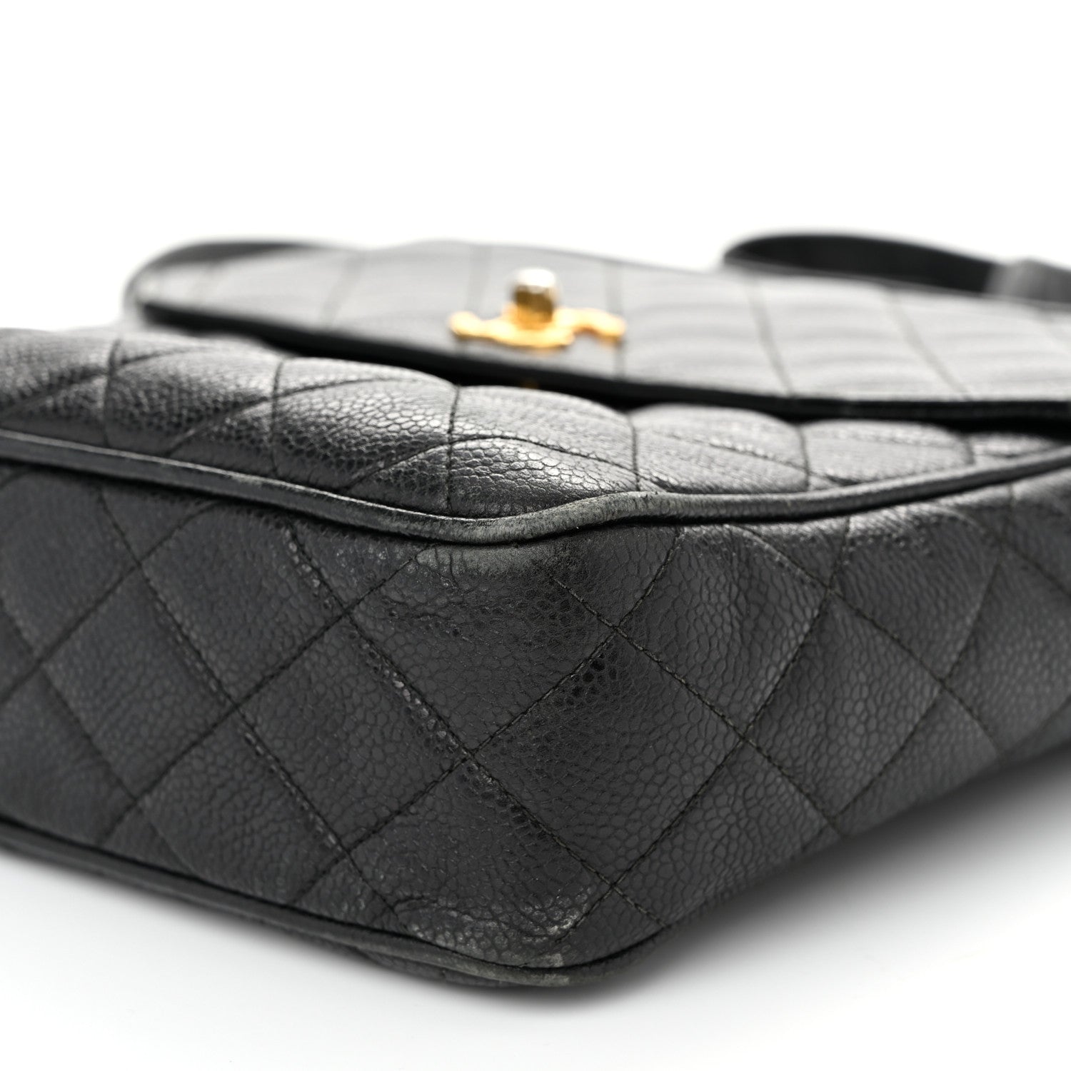 Chanel Caviar Quilted Flap Shoulder Bag Black 11 of 11