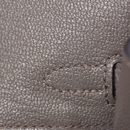 Hermes Togo Birkin 25 Etain 13 of 33