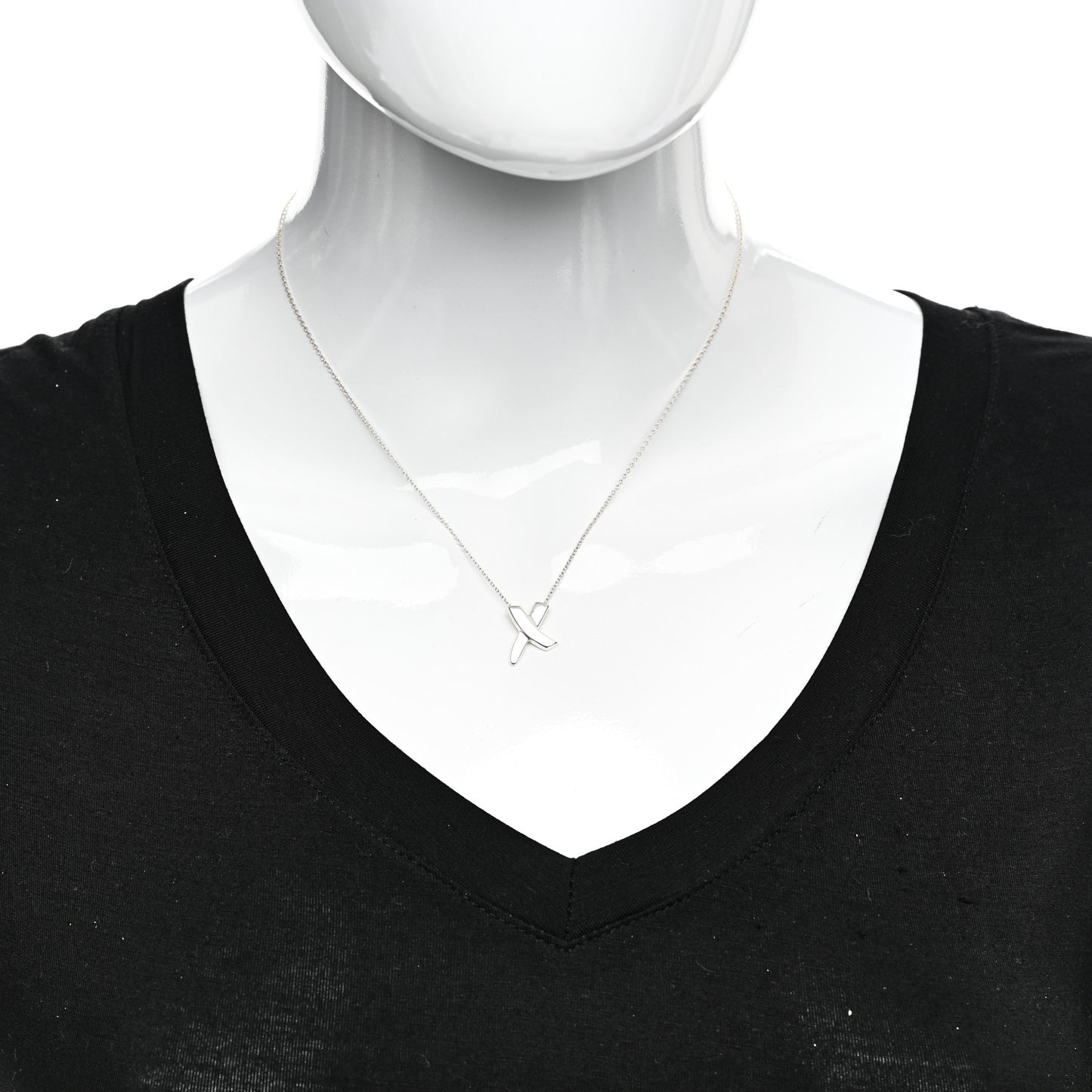 Sterling Silver Paloma Picasso Graffiti X Pendant Necklace