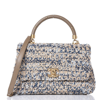 Chanel Crochet Small Coco Handle Flap Beige 1 of 9