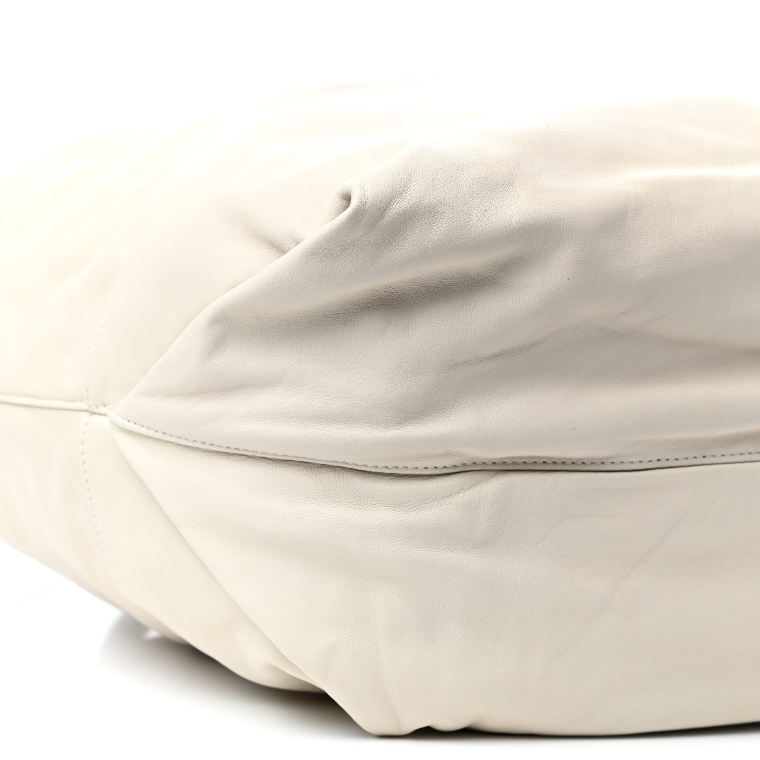 Saint Laurent Lambskin West Shopping Bag Crema Soft 7 of 8