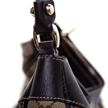Gucci Monogram Large D Gold Hobo Dark Brown 12 of 12