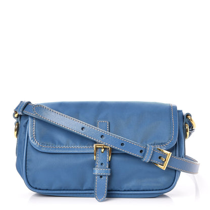 Prada Tessuto Nylon Crossbody Bag Turchese 1 of 8