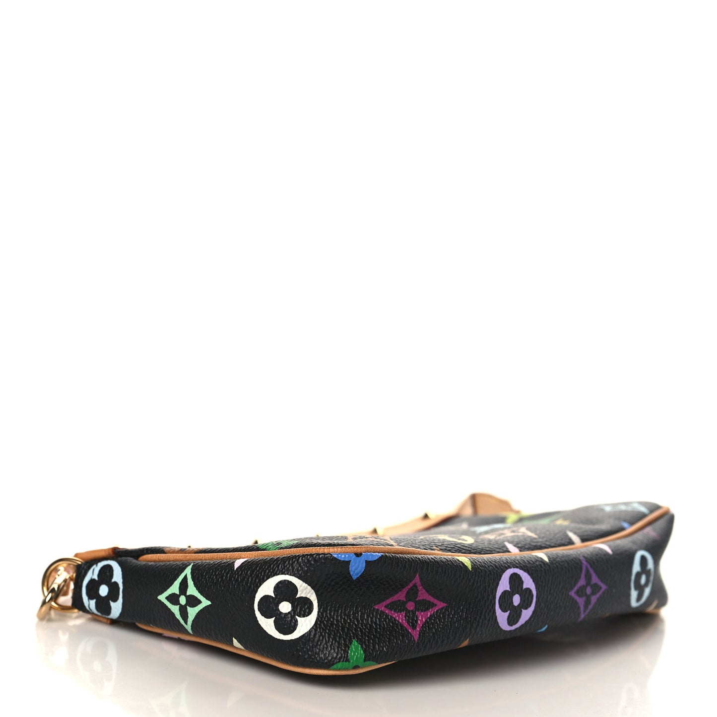 Monogram Multicolor Pochette Accessories Black