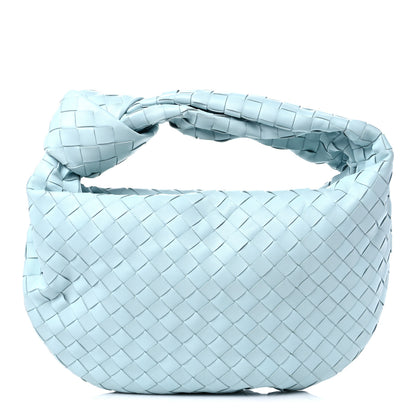 Bottega Veneta Nappa Intrecciato Teen Jodie Hobo Teal Washed 1 of 14