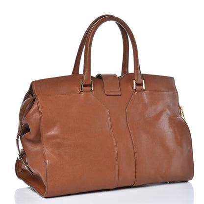 Saint Laurent Sheepskin Medium Cabas Chyc Whiskey 3 of 10