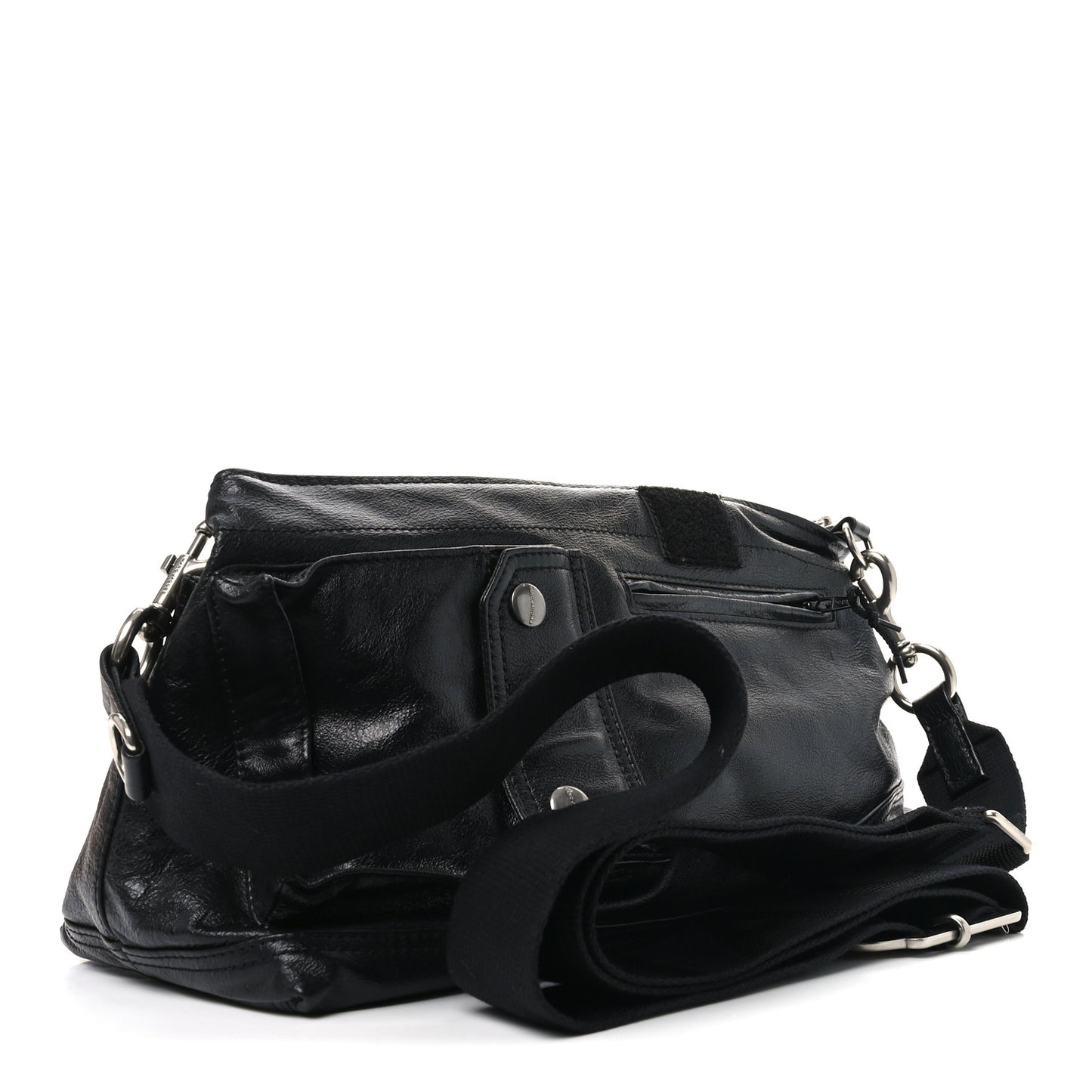 Goatskin The Large Cargo Bag Black