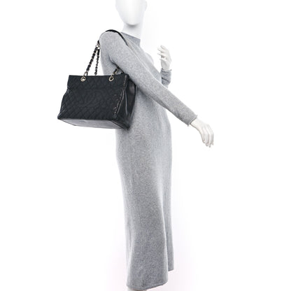 Chanel Caviar Quilted Grand Shopping Tote GST Black 2 of 12