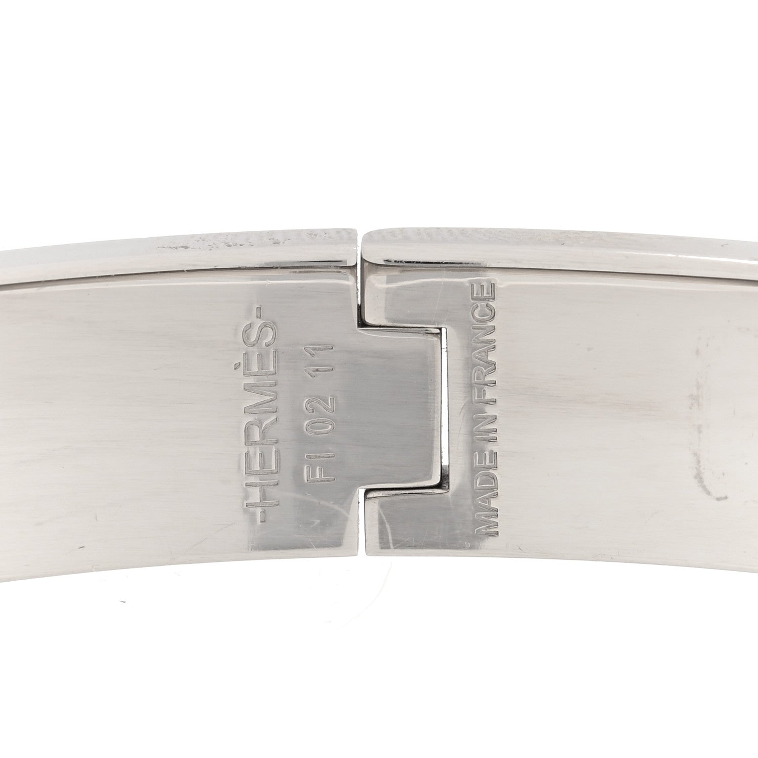 Hermes Enamel Narrow Clic Clac H Bracelet PM Black 4 of 5