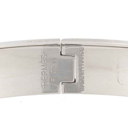 Hermes Enamel Narrow Clic Clac H Bracelet PM Black 4 of 5