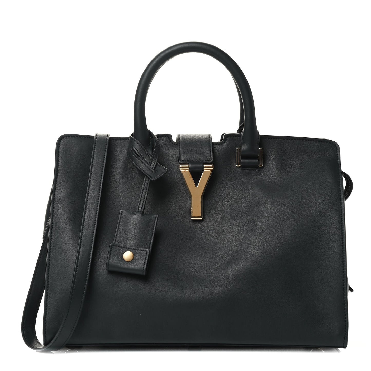 Calfskin Small Classic Y Cabas Black