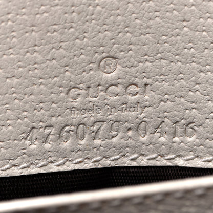 Gucci GG Supreme Monogram Web Queen Margaret Chain Wallet White 6 of 10