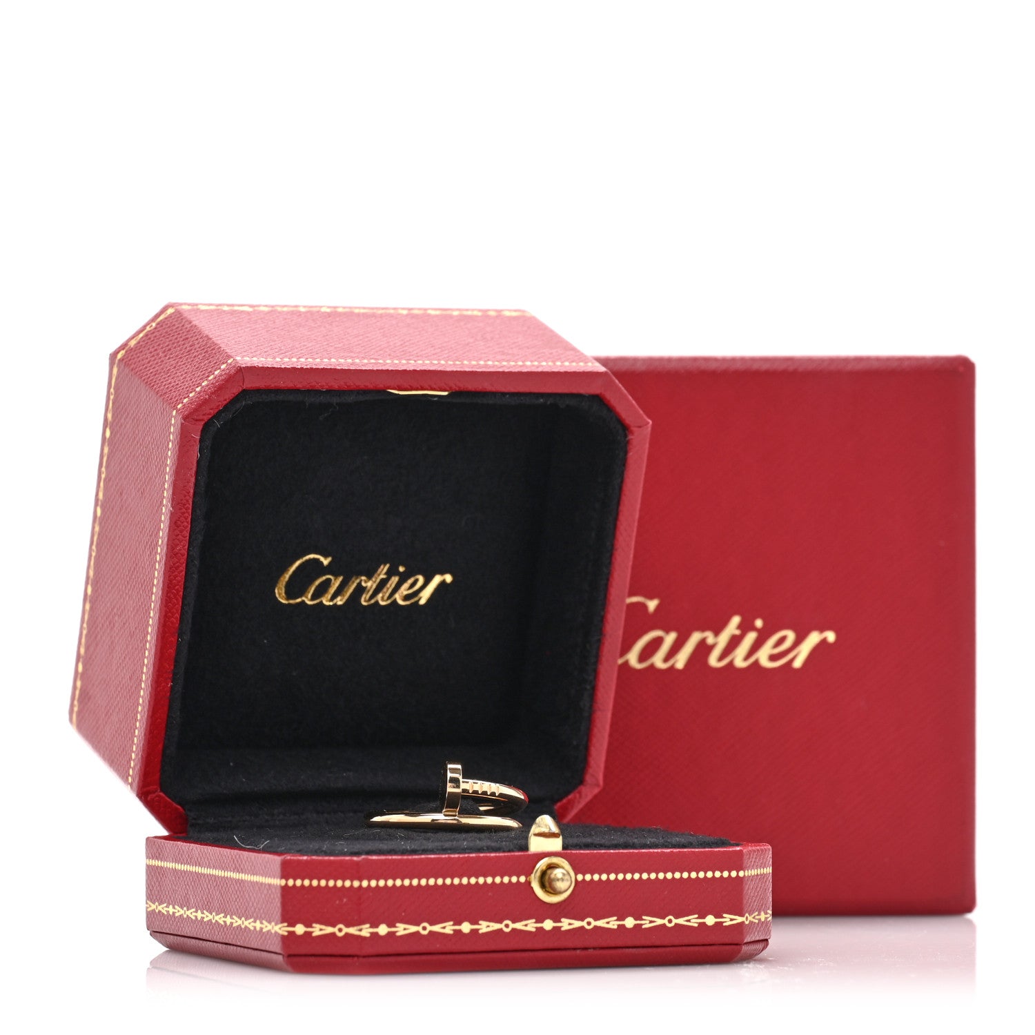 Cartier 18K Yellow Gold Juste Un Clou Ring 58 8.25 6 of 6