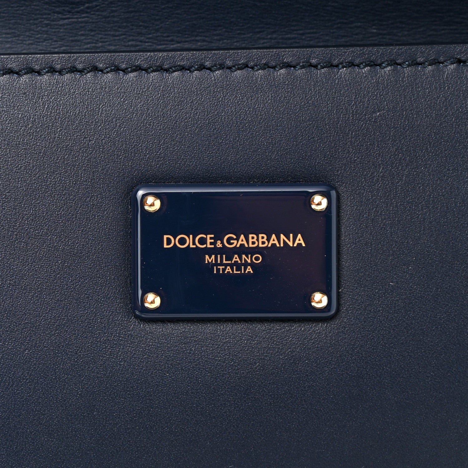 Dolce & Gabbana Calfskin Large Sicily 62 Blue 10 of 13