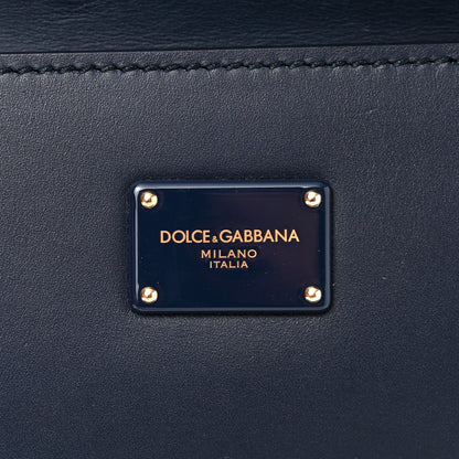 Dolce & Gabbana Calfskin Large Sicily 62 Blue 10 of 13