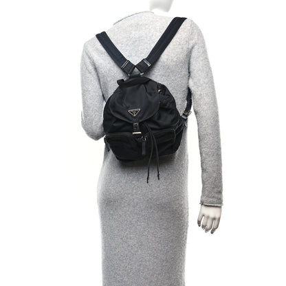 Prada Tessuto Nylon Vela Small Backpack Black 2 of 10
