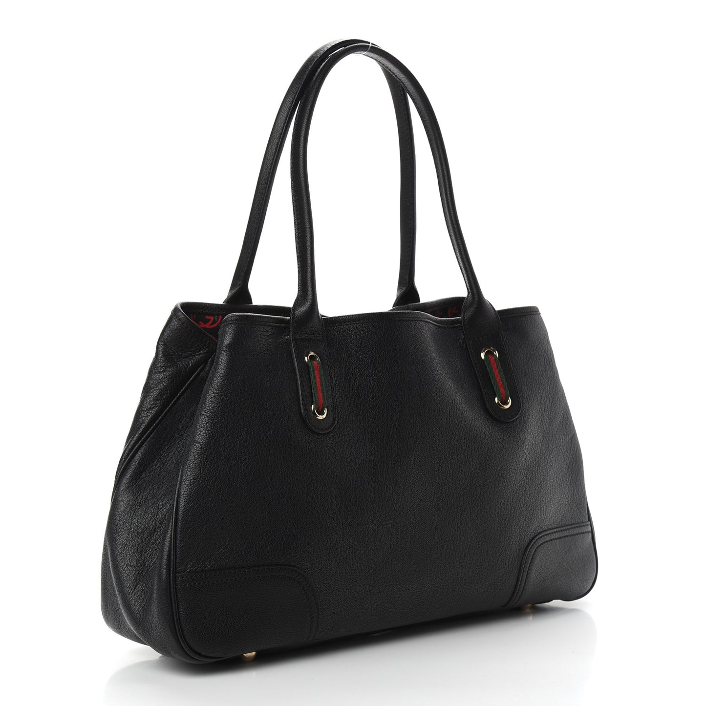 Calfskin Medium Princy Tote Black
