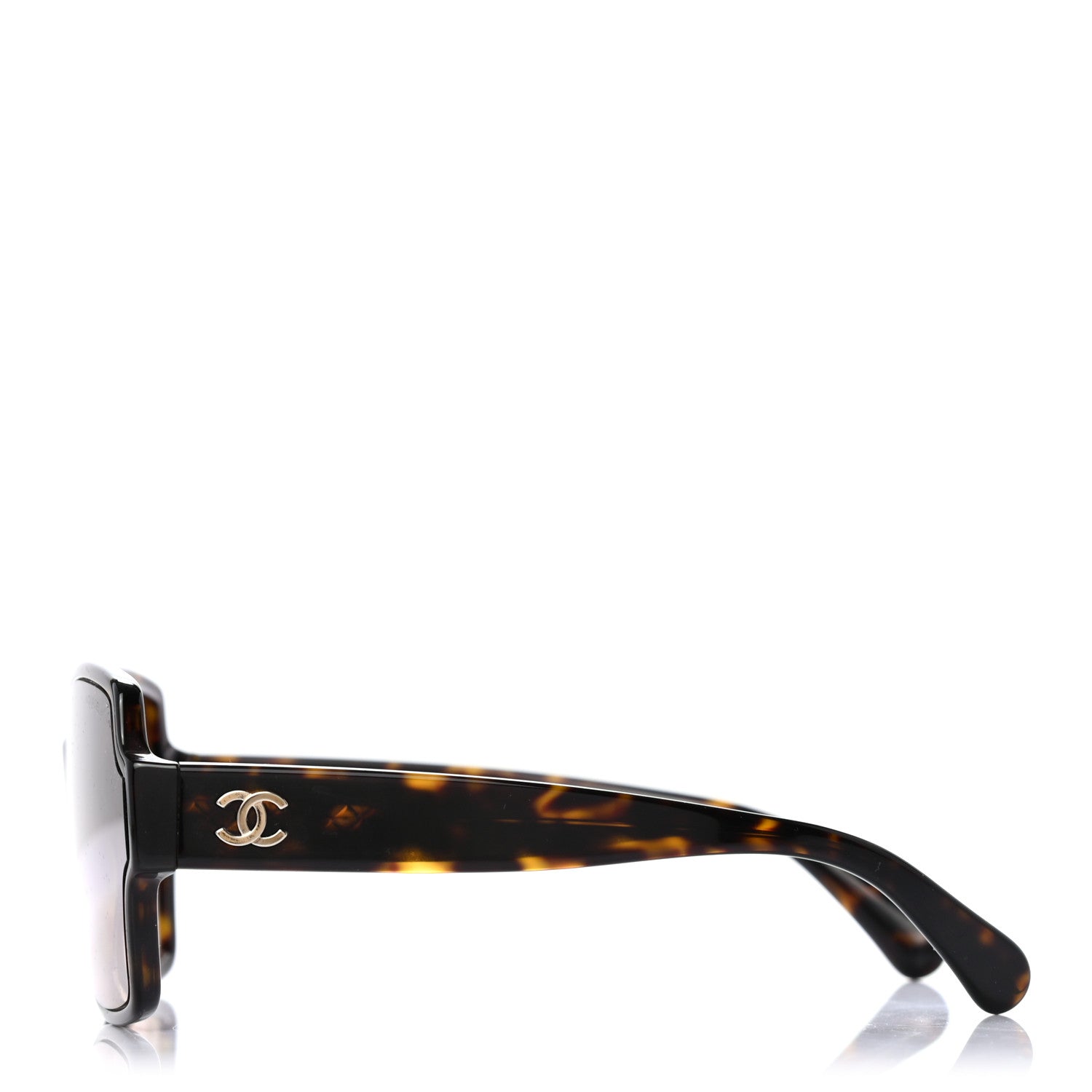 Chanel Acetate Square CC Sunglasses 5385 Tortoise 3 of 7