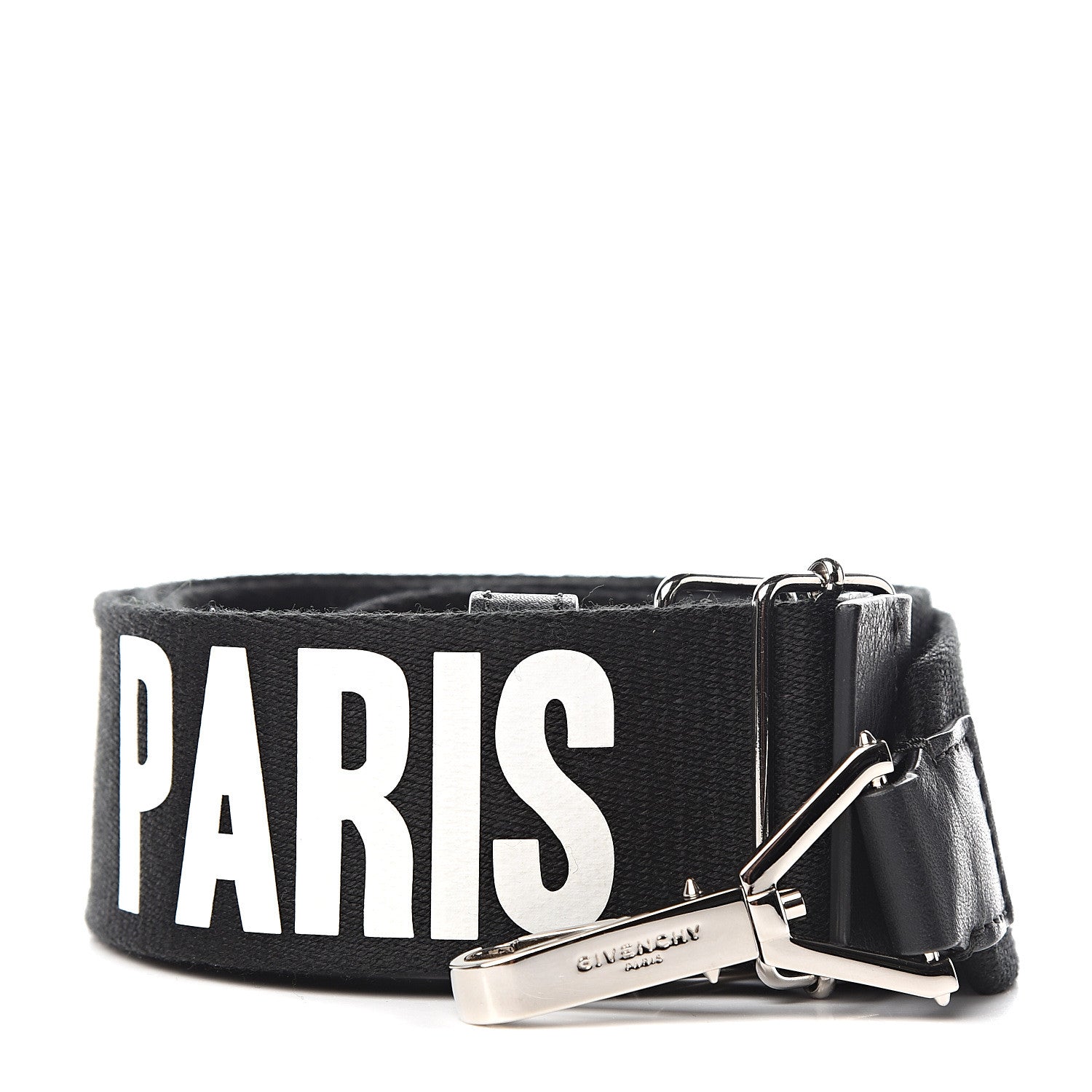 Givenchy Canvas Logo Bag Strap Black 1 of 3