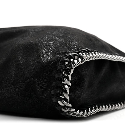 Stella McCartney Shaggy Deer Falabella Fold Over Tote Black 9 of 9
