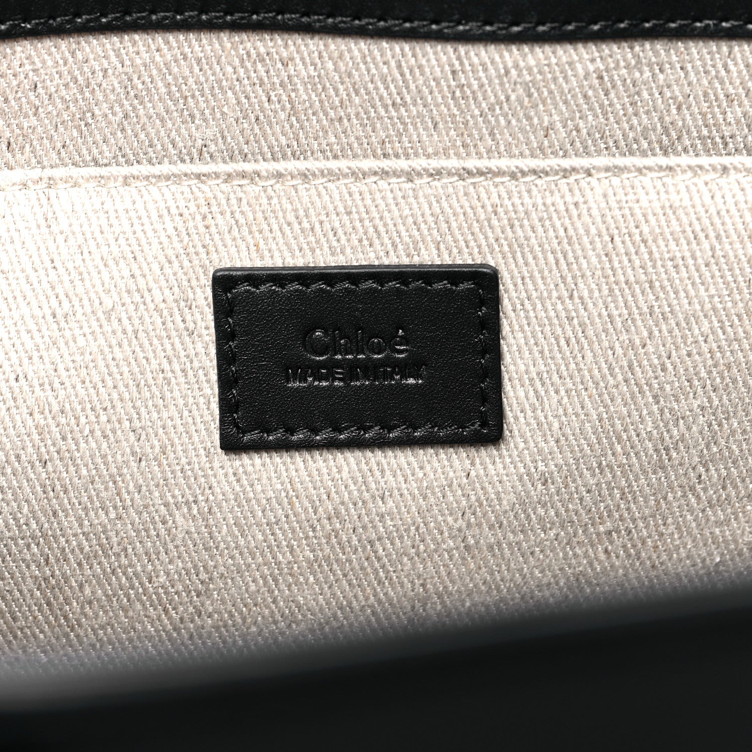 Chloe Calfskin Medium Woody Tote Black 6 of 9